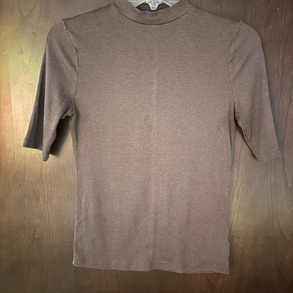 a new day Women's Brown Short Sleeve Tee